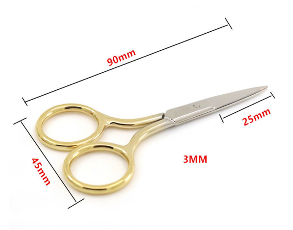 Stainless Steel Sharp Embroidery Scissors Sewing Needlework Household Crafting DIY Scissors Lash Beauty Grooming Scissors