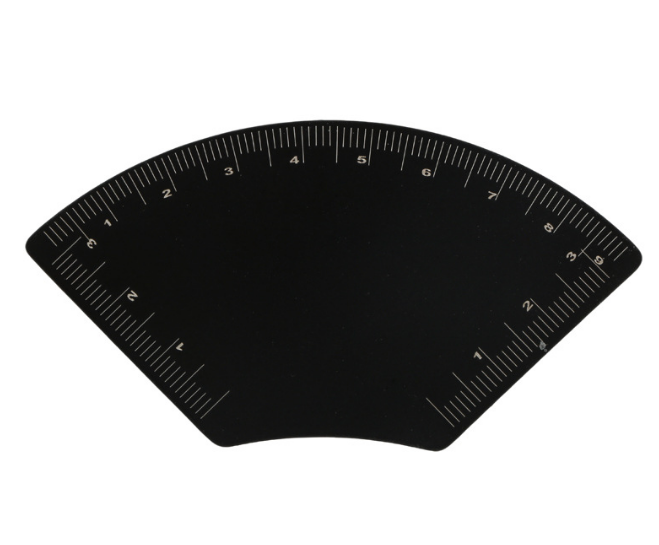 2026 Newest 1 Minute Brow Mapping Ruler Tool Stainless Steel Brow Shaping Design Ruler for PMU Artists Brow Microblading