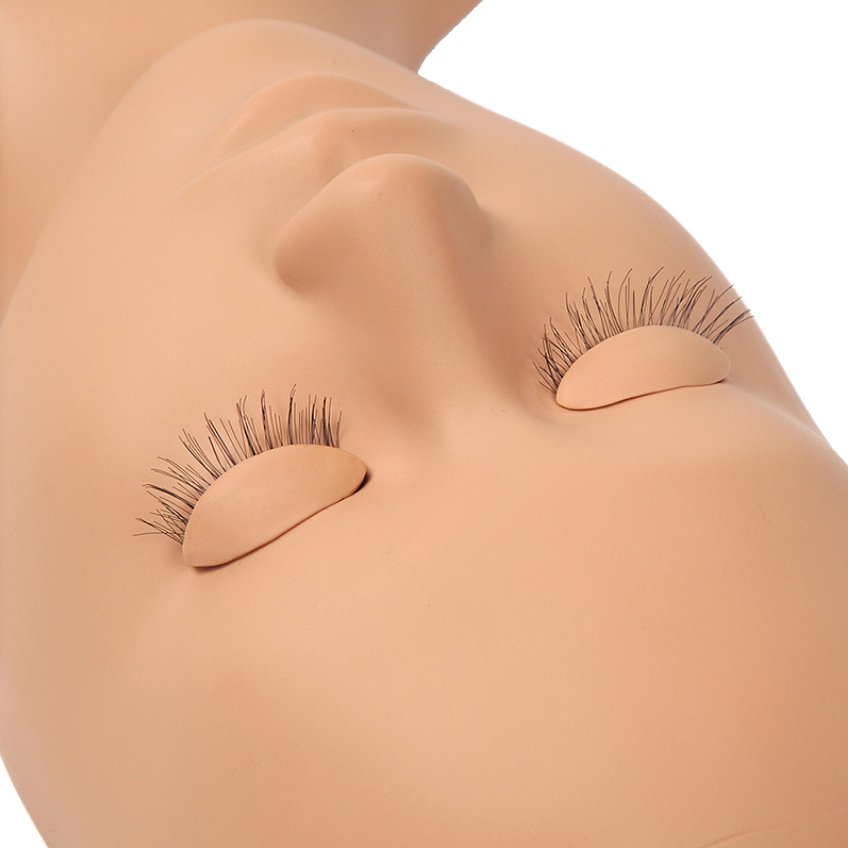 Fashion African American Mannequin Head Silicone Mannequin Heads for Lashes Training