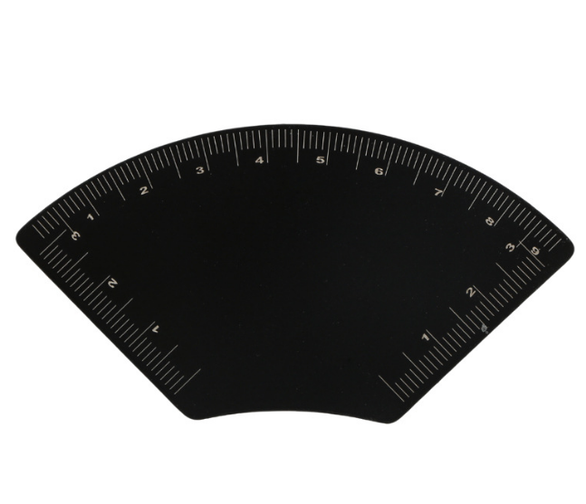 2026 Newest 1 Minute Brow Mapping Ruler Tool Stainless Steel Brow Shaping Design Ruler for PMU Artists Brow Microblading