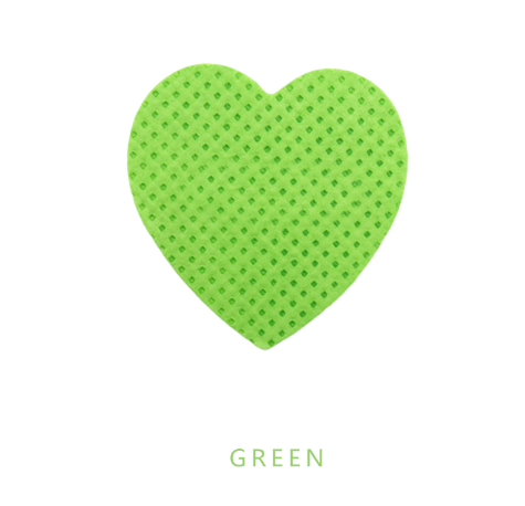 Heart Shaped Private Logo Lash Adhesive Nozzle Pad Easy Clean Cotton Pads Eyelash Extensions Glue Wipe Pad