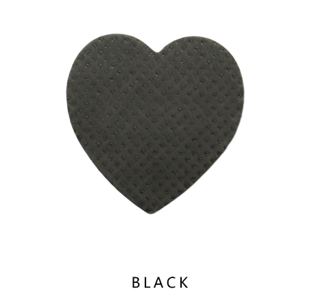 Heart Shaped Private Logo Lash Adhesive Nozzle Pad Easy Clean Cotton Pads Eyelash Extensions Glue Wipe Pad