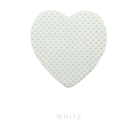 Heart Shaped Private Logo Lash Adhesive Nozzle Pad Easy Clean Cotton Pads Eyelash Extensions Glue Wipe Pad