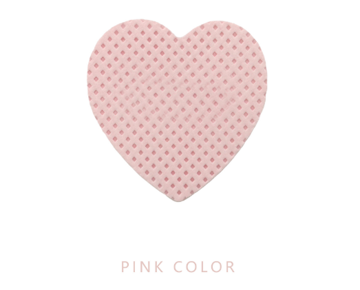 Heart Shaped Private Logo Lash Adhesive Nozzle Pad Easy Clean Cotton Pads Eyelash Extensions Glue Wipe Pad
