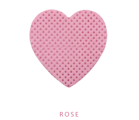Heart Shaped Private Logo Lash Adhesive Nozzle Pad Easy Clean Cotton Pads Eyelash Extensions Glue Wipe Pad