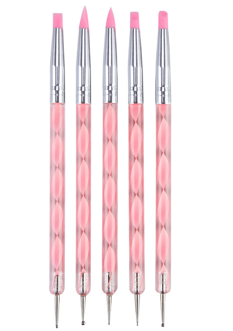 Nail Art Dotting Silicon Pencil Brush Painting brush
