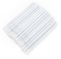 Long Head Eyelash Extensions Micro Eyelash Spoolie Brush Disposable Eyelash Micro Swab Lash Microfiber Applicator 100pcs/pack