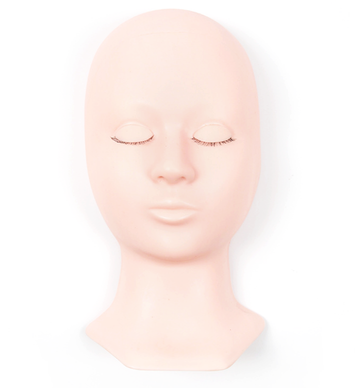 Fashion African American Mannequin Head Silicone Mannequin Heads for Lashes Training